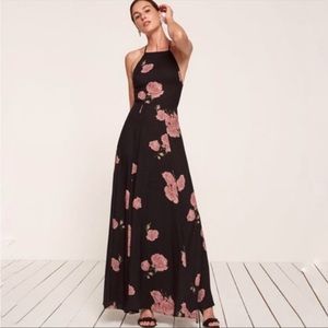 REFORMATION Halter Dress